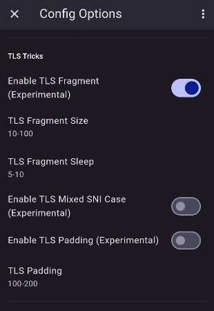 Fragment subscription for Hiddify